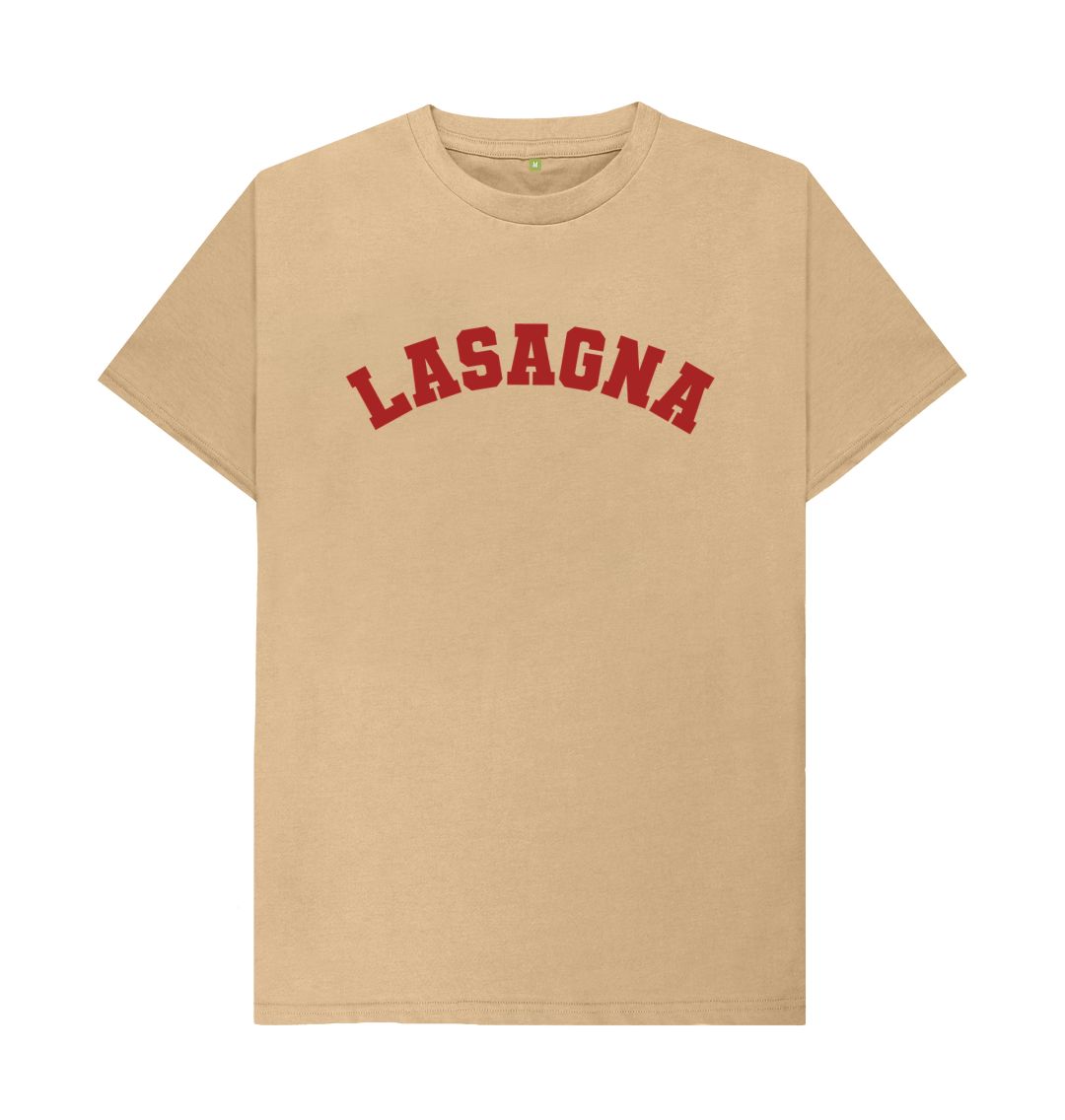 Sand Lasagna varsity t-shirt