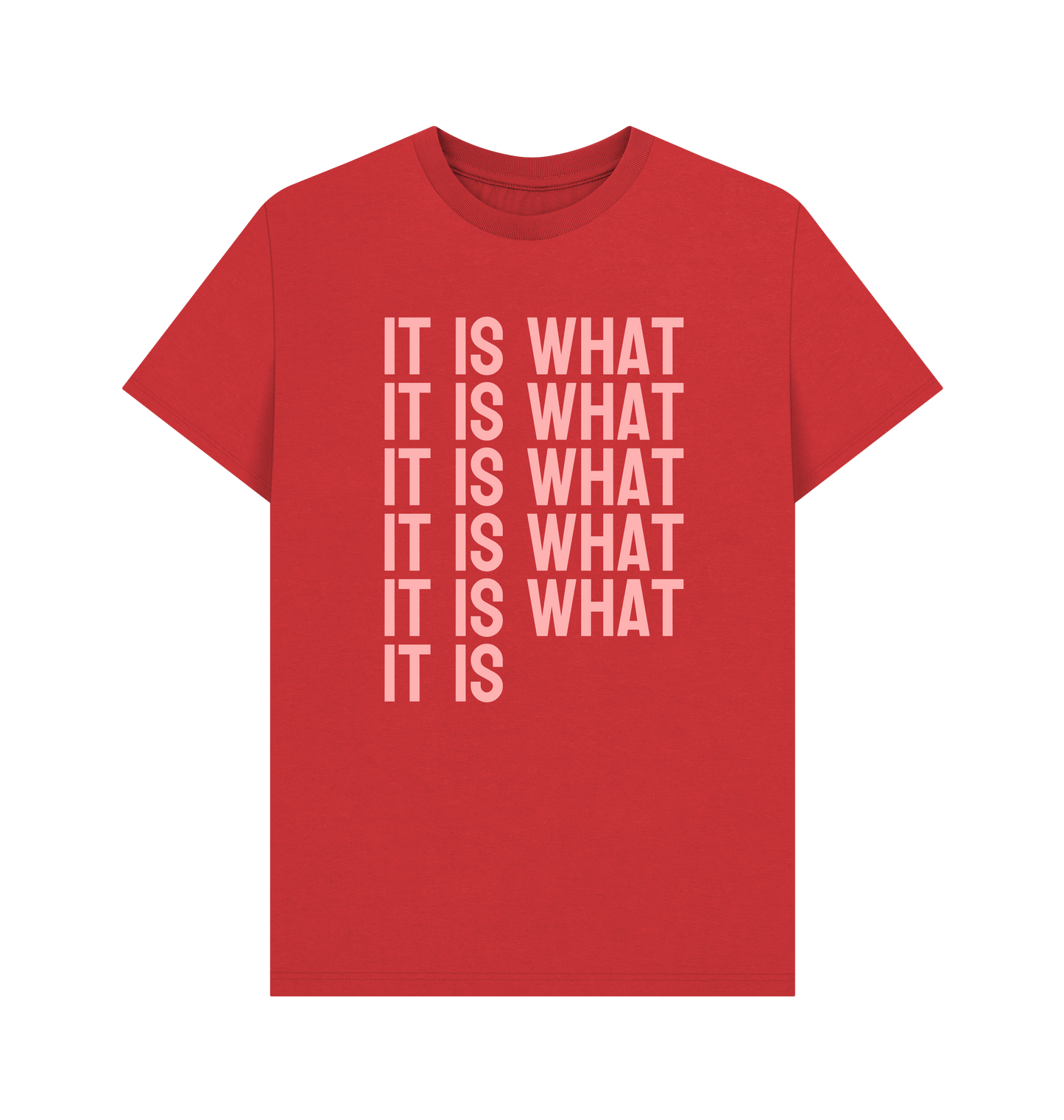 Red Printed T-shirt Front