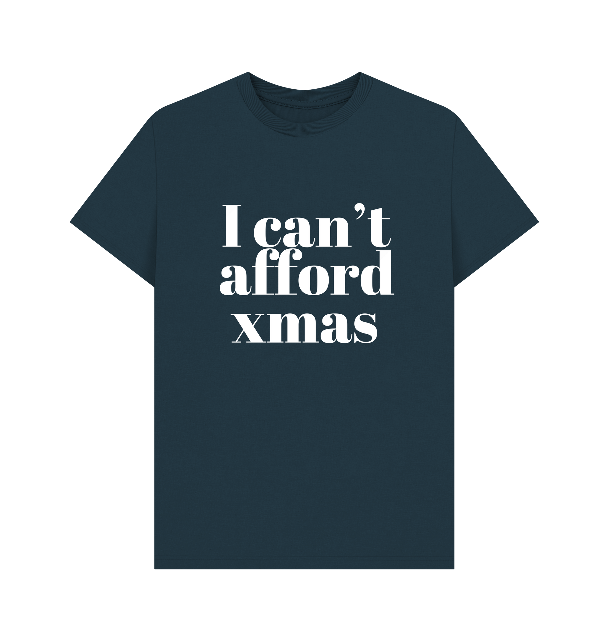 Denim Blue Printed T-shirt Front