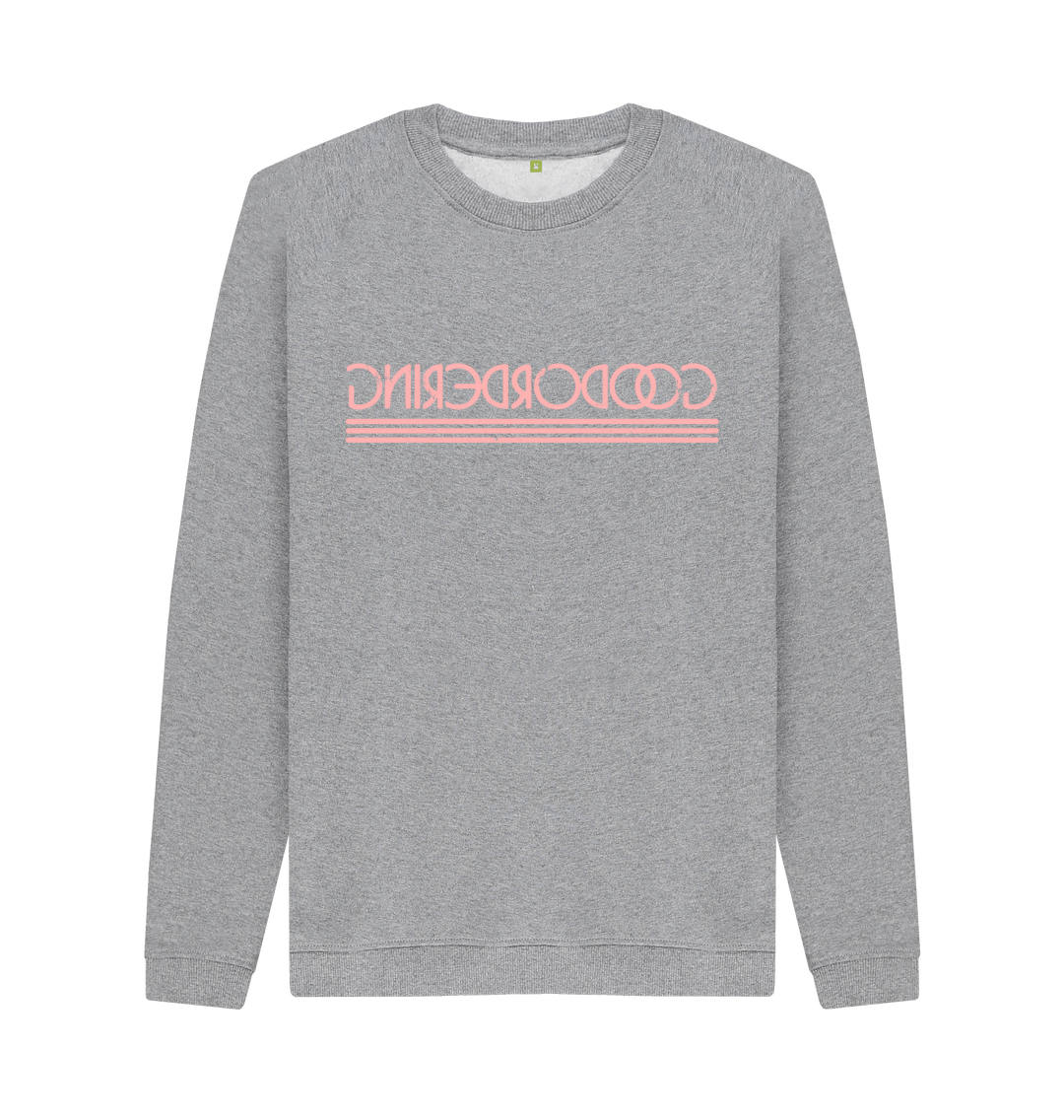 Light Heather Printed Sweater Front