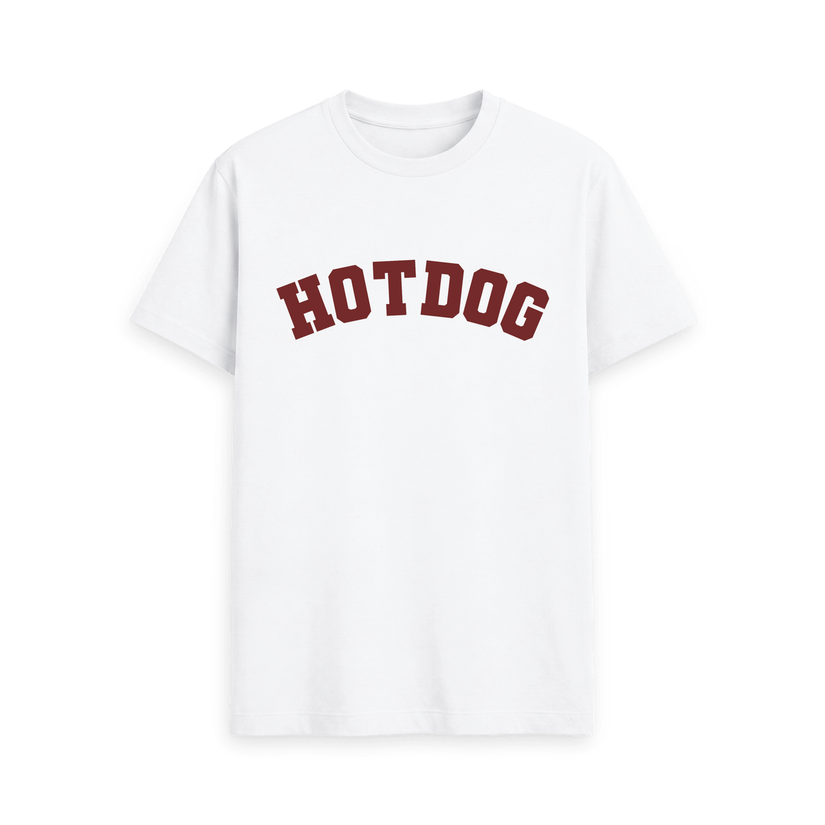 White Printed T-shirt Front