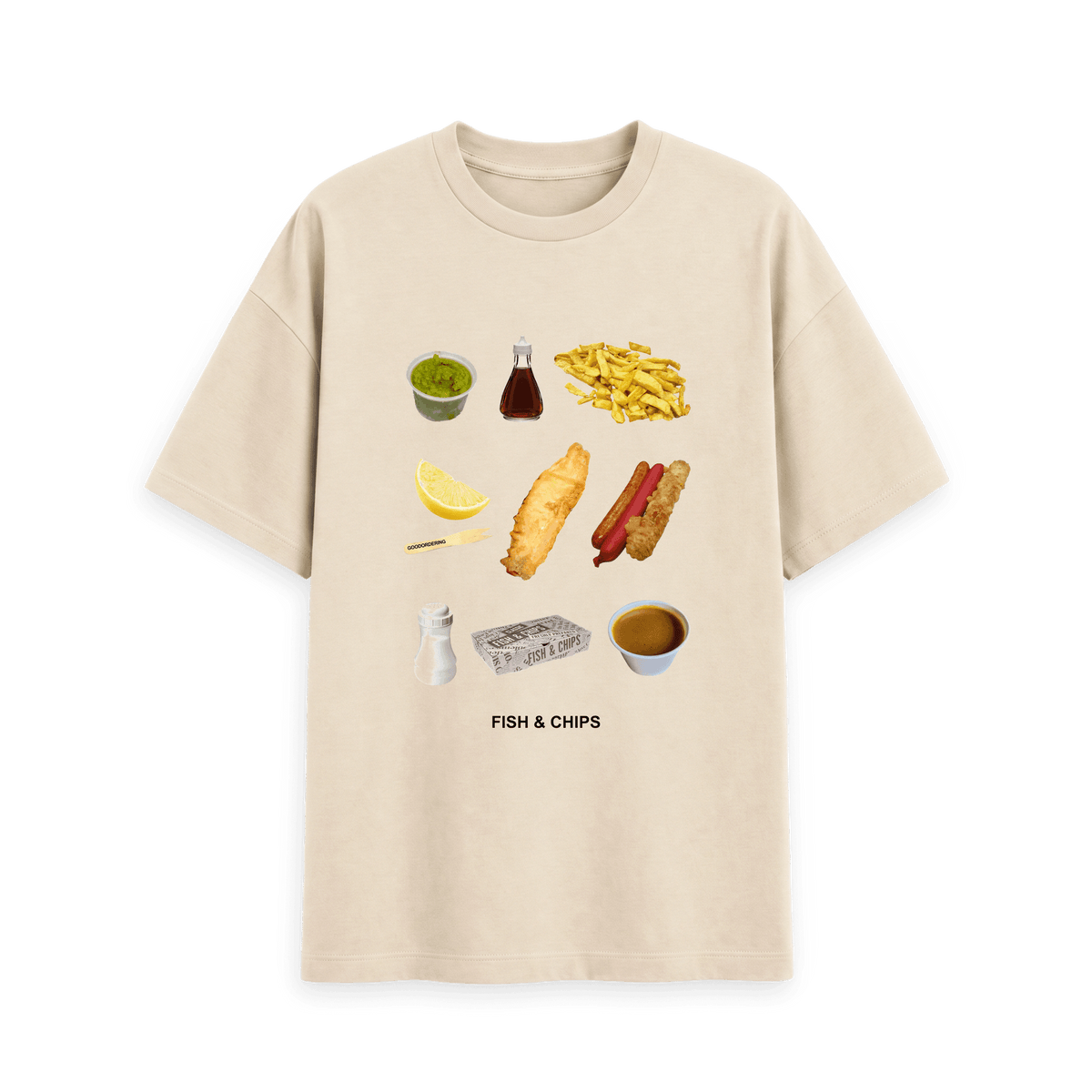 Oat Printed T-shirt Front