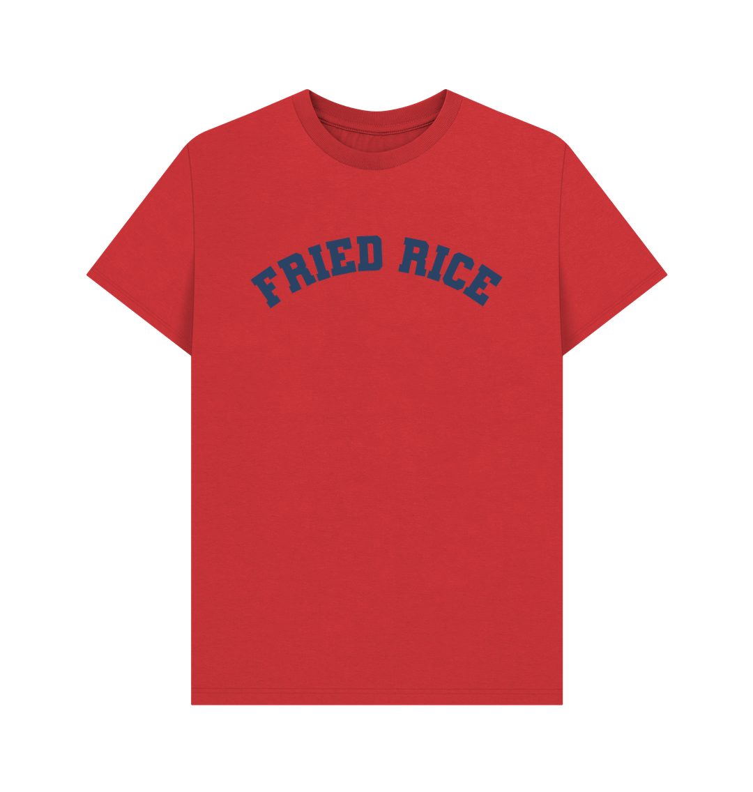 Red Fried Rice Varsity T-shirt red