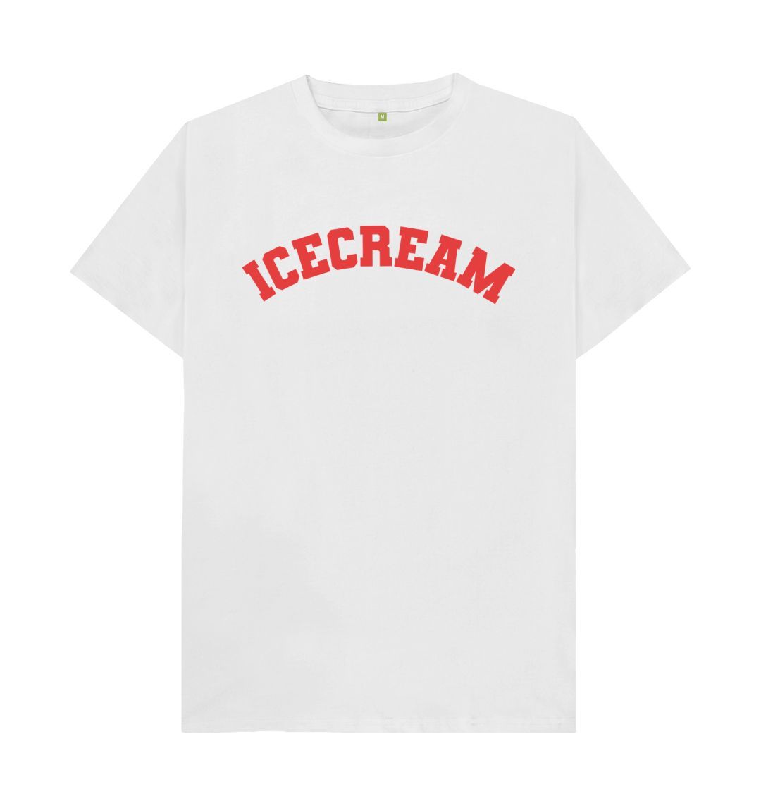 White Ice Cream Varsity T-shirt