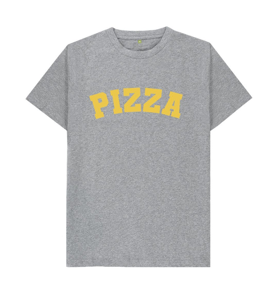 Athletic Grey Pizza varsity t-shirt