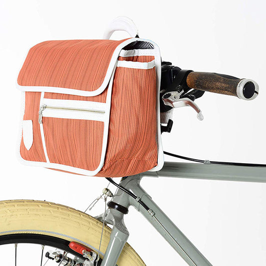 Bike Handlebar Bag satchel classic Orange