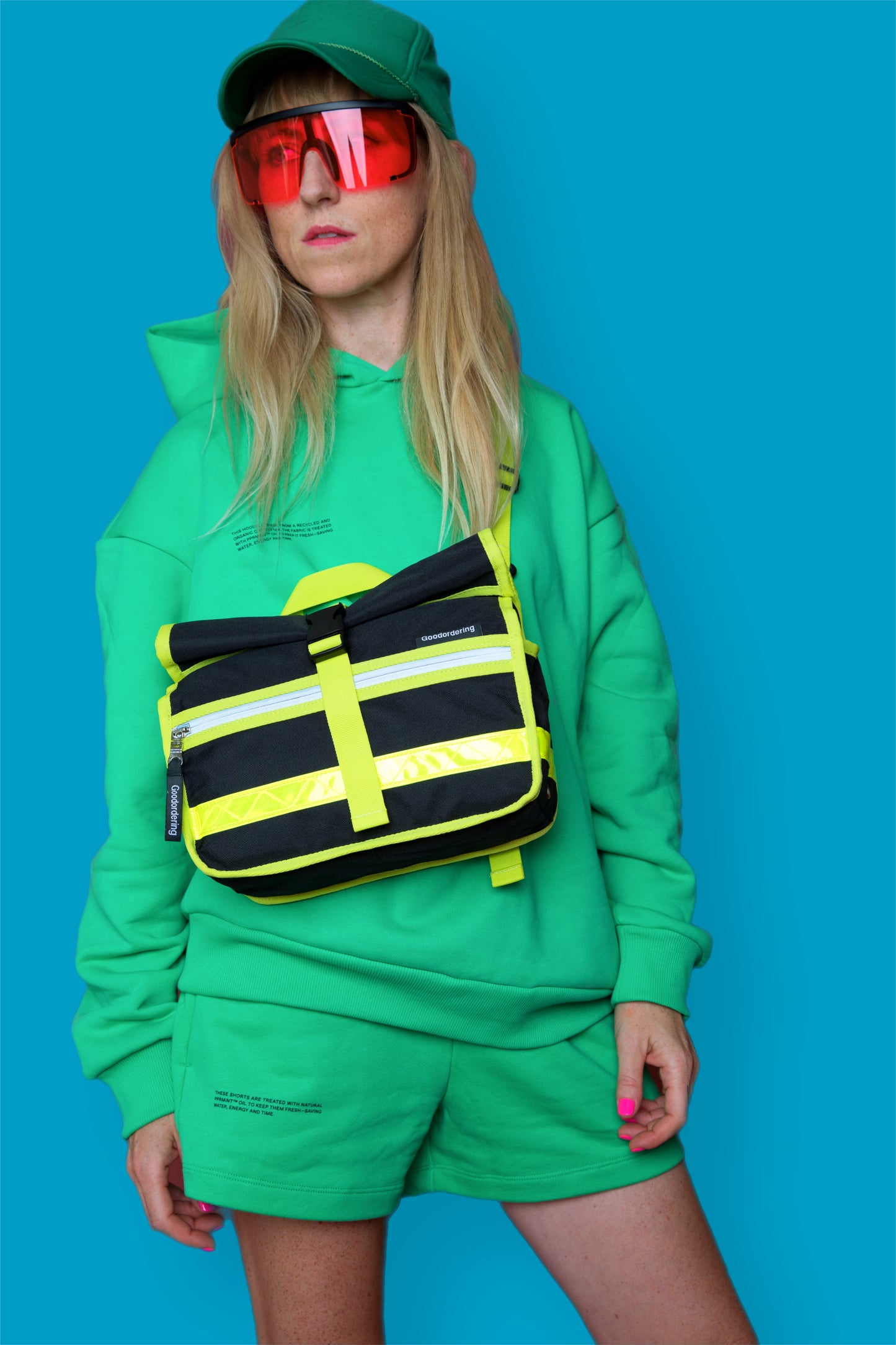 Neon Handlebar bag satchel black