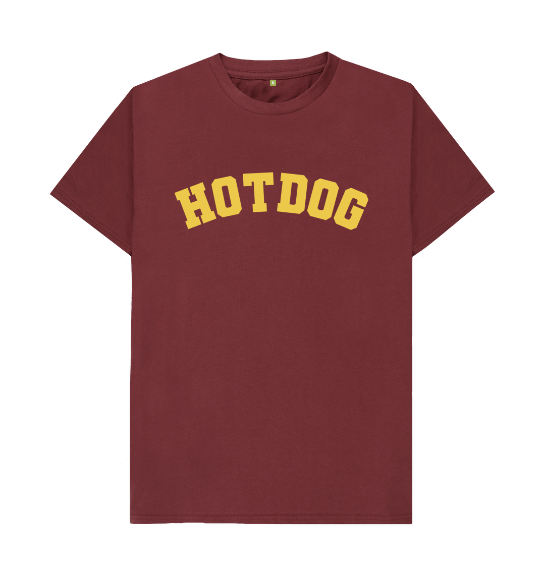 Red Wine Hot dog varsity unisex t-shirt