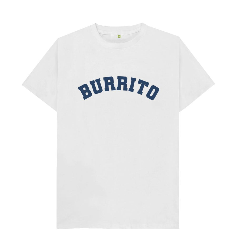 White Burrito varsity T-shirt