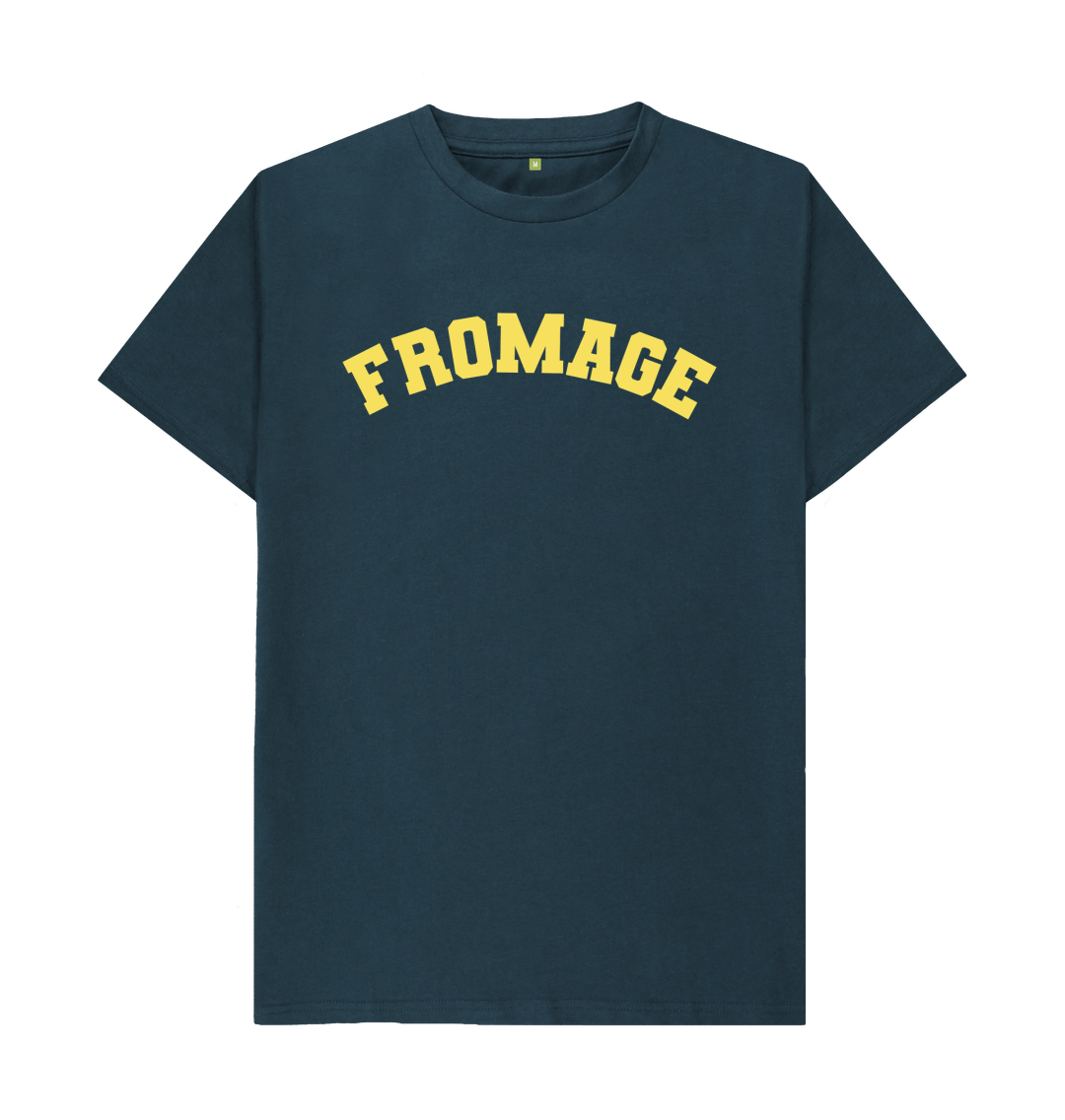 Denim Blue Fromage Varsity T-shirt Unisex