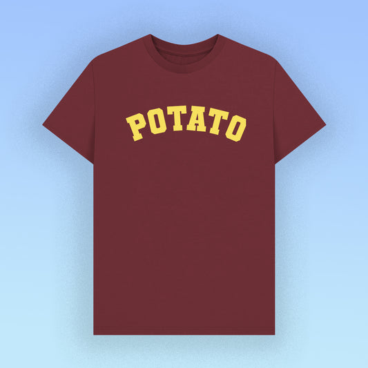 Potato varsity t-shirt