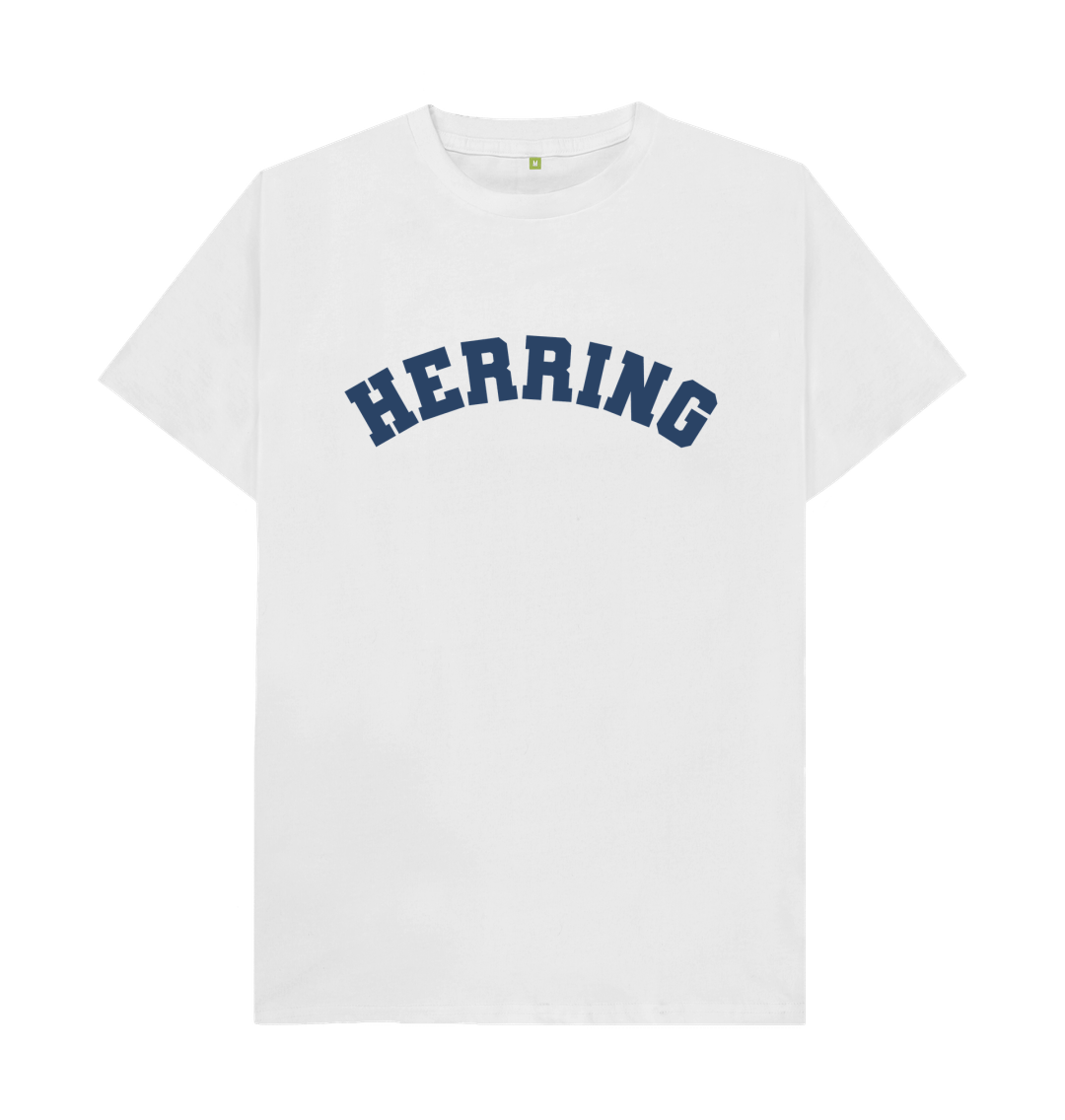 White Herring Varsity Organic cotton t-shirt