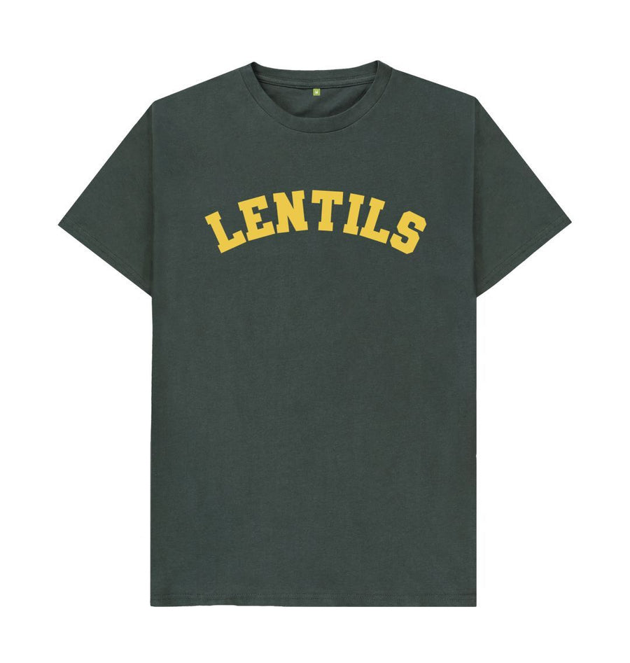 Dark Grey Lentils Varsity T-shirt