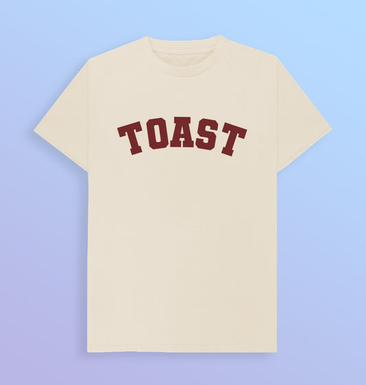 Toast varsity unisex t-shirt