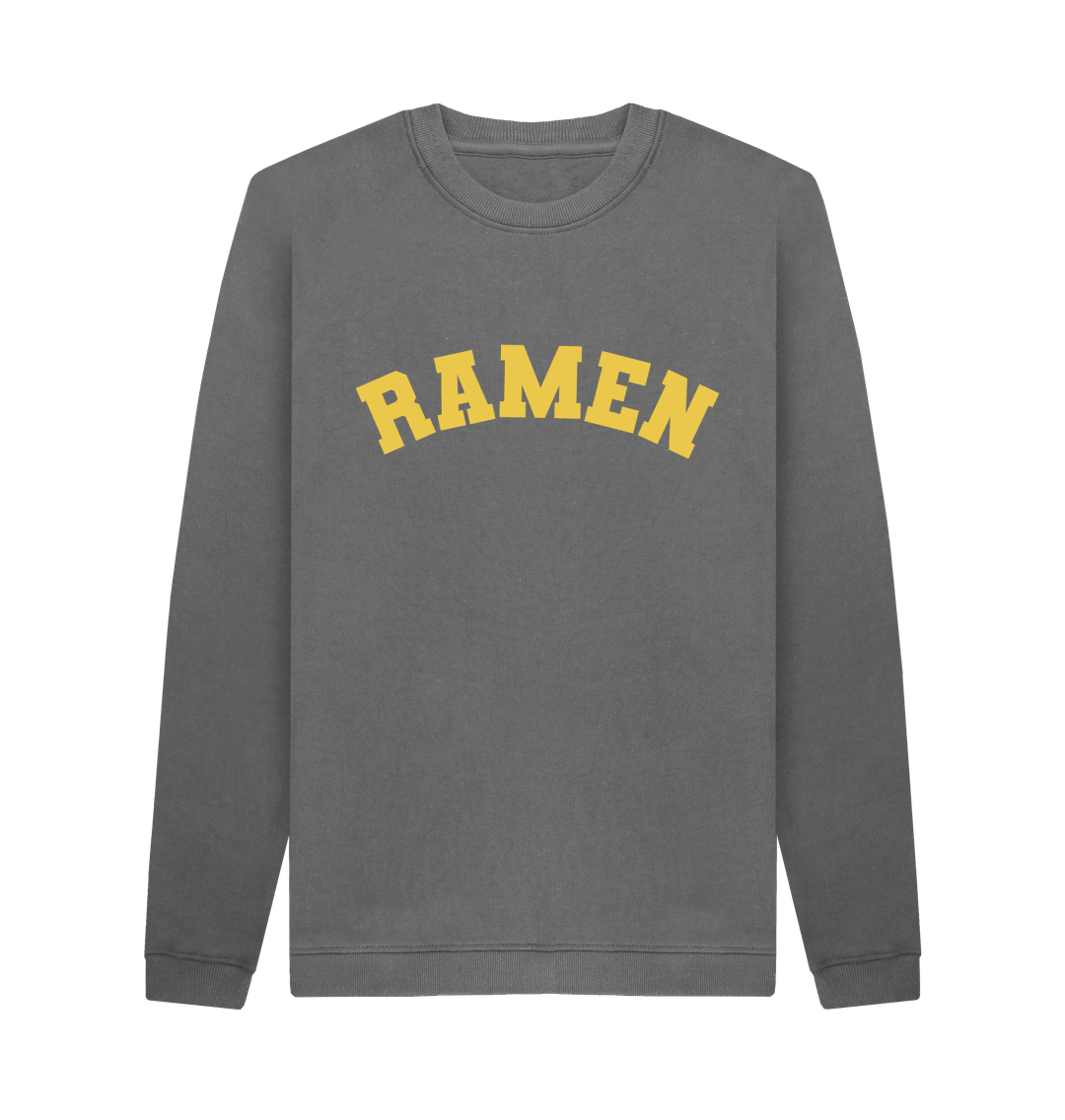 Slate Grey Printed Sweater Front