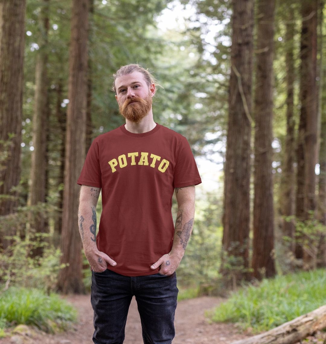 Potato varsity t-shirt