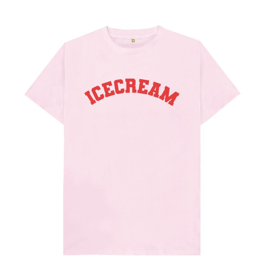 Pink Ice Cream Varsity T-shirt