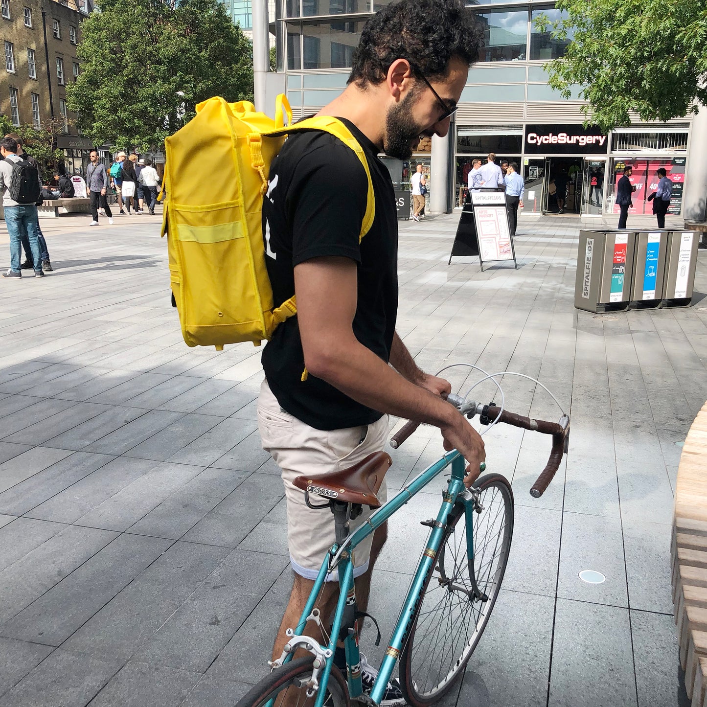 Monochrome Rolltop Backpack Pannier Yellow 2.0