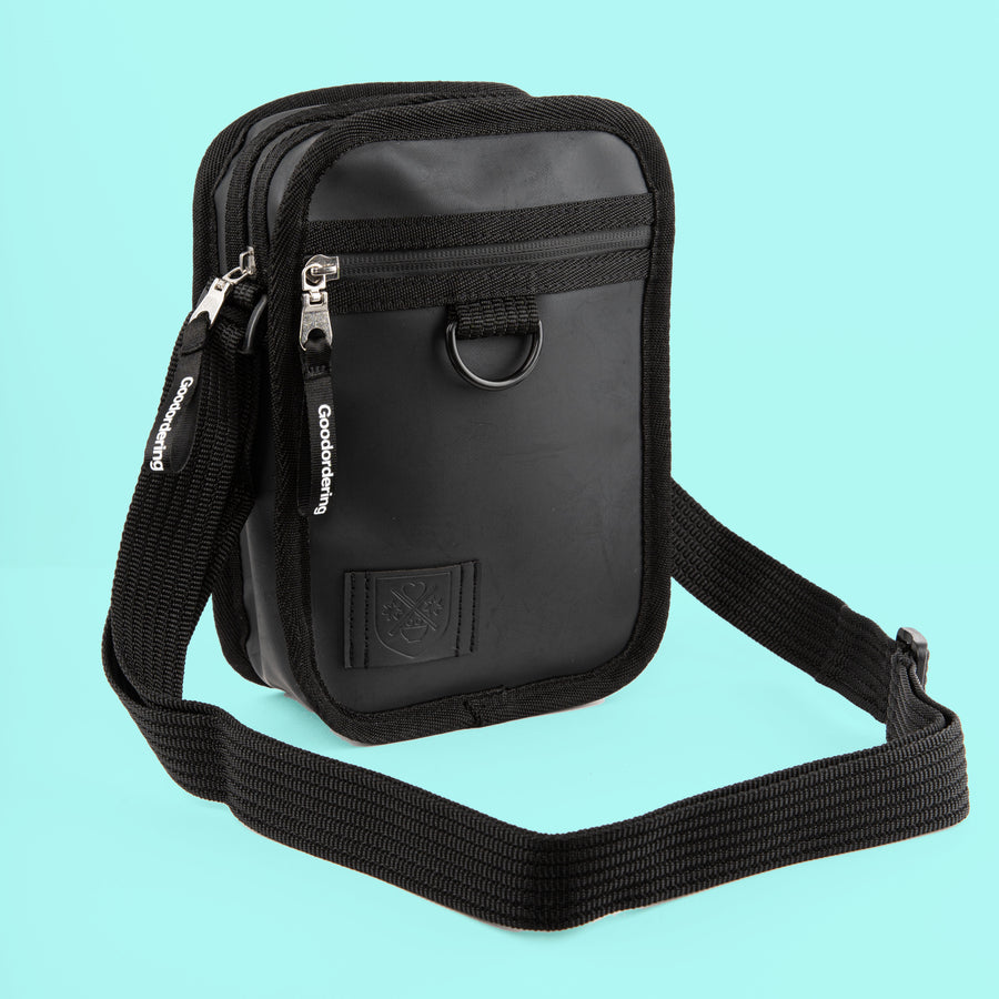 Monochrome Gadget shoulder bag matt black