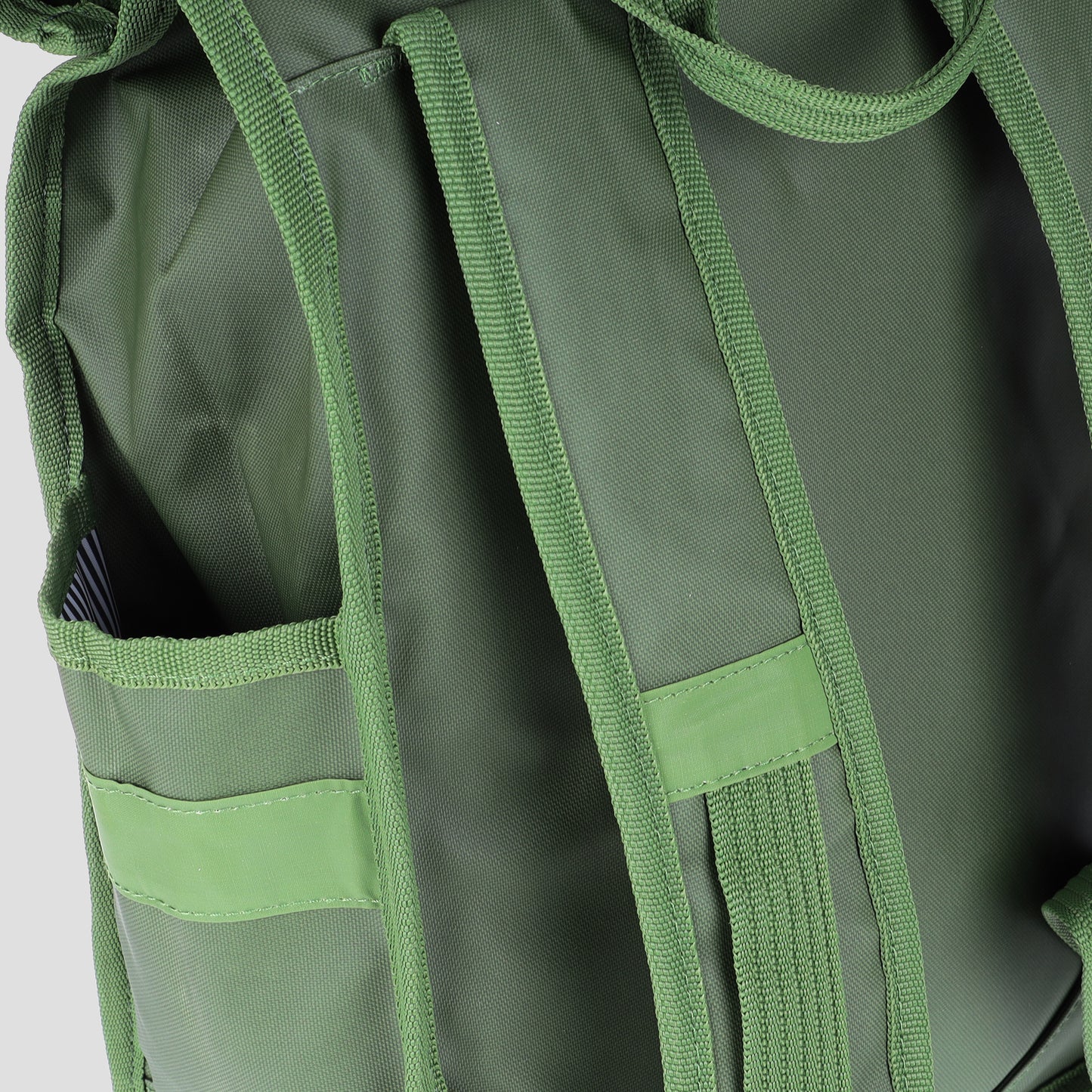 Eco Monochrome Rolltop Backpack Mini Green