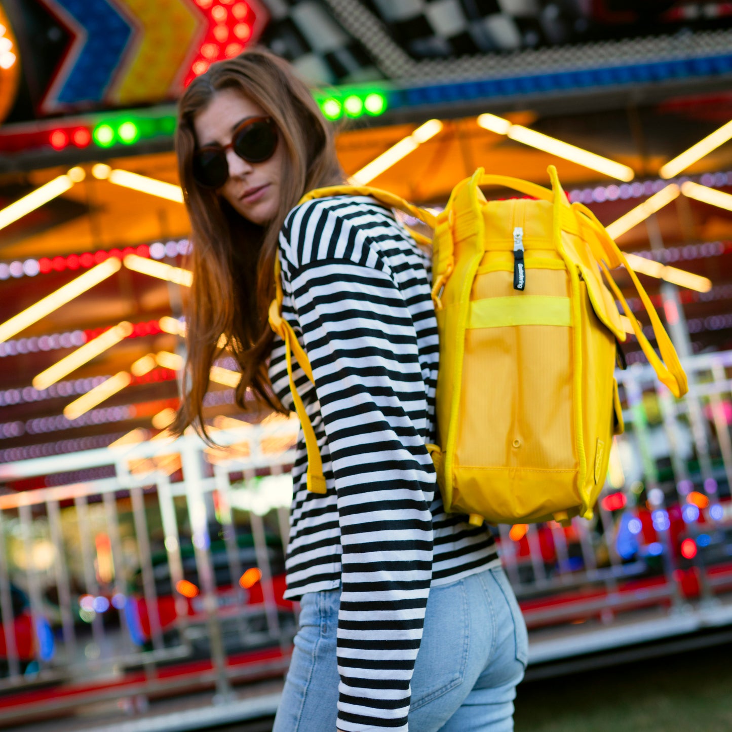 Monochrome Market Shopper Yellow