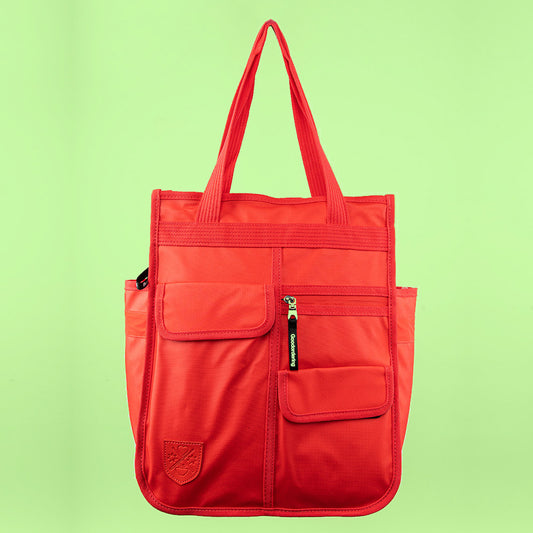 Monochrome Market Shopper Pannier Red - Goodordering