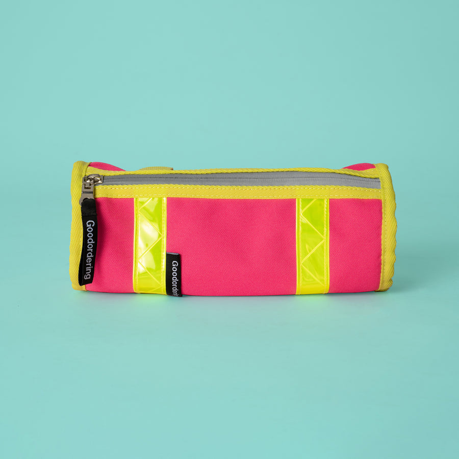 Neon saddle bag pink and yellow