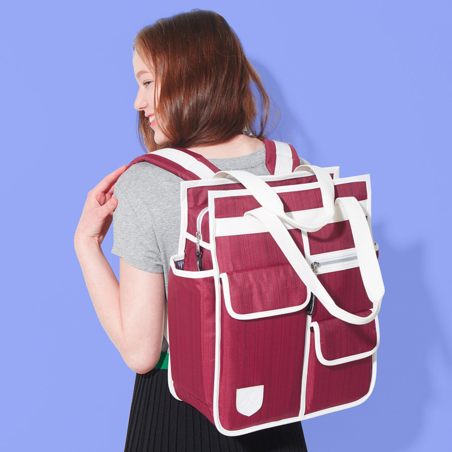 Maroon backpack Goodordering
