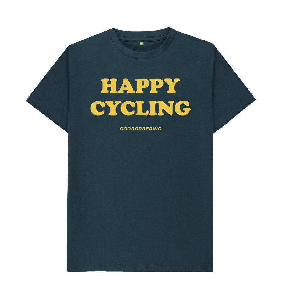 Denim Blue Happy Cycling T-shirt Unisex 2