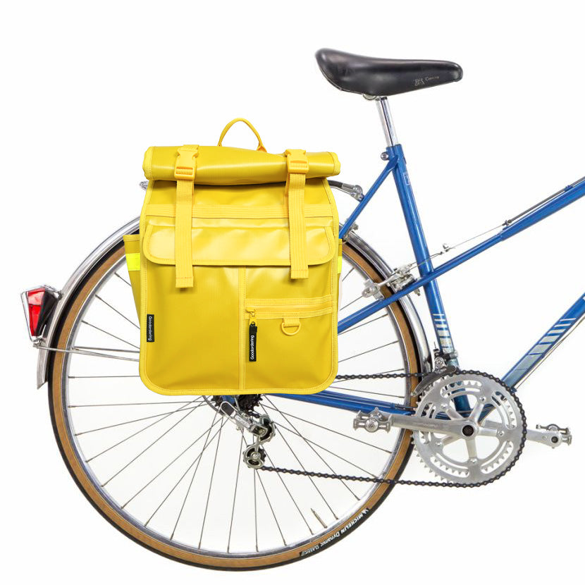 Monochrome Rolltop Backpack Pannier Yellow - Goodordering