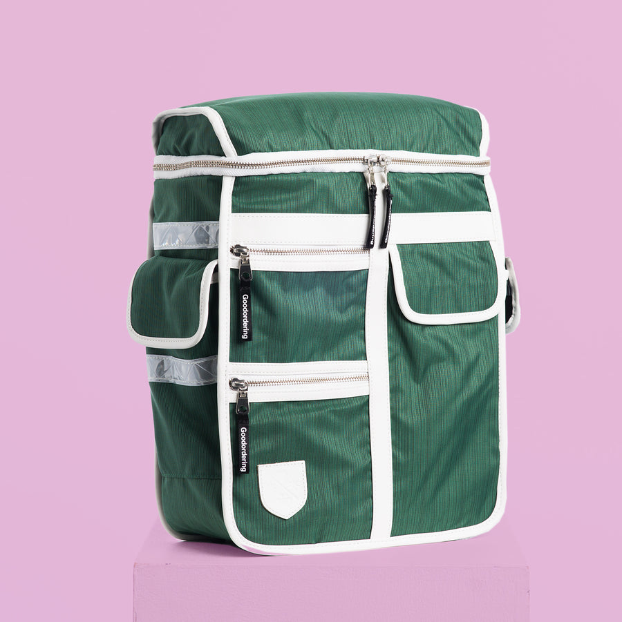 Bicycle Pannier Green Classic